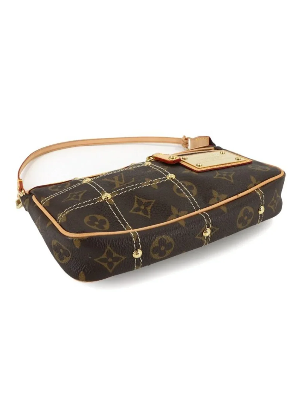 Louis Vuitton Monogram Rivet Pochette Soir Pouch